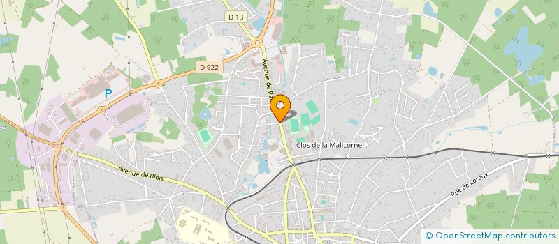 localisation de l'entreprise SOLOGNE HANDICAP à ROMORANTIN-LANTHENAY