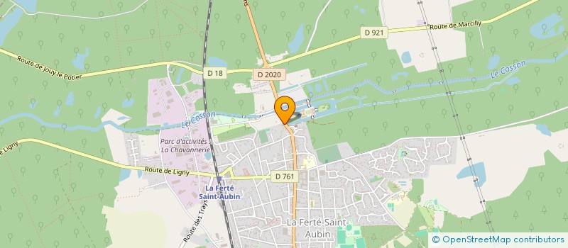 localisation de l'entreprise SOLOGNE MENAGER DISTRIBUTION à LA FERTE-SAINT-AUBIN