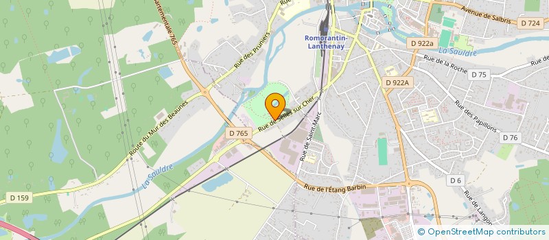 localisation de l'entreprise SOLOGNE NATURE ENVIRONNEMENT à ROMORANTIN-LANTHENAY