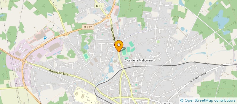 localisation de l'entreprise SOLOGNE OLYMPIQUE ROMORANTIN  ROMORANTIN-LANTHENAY