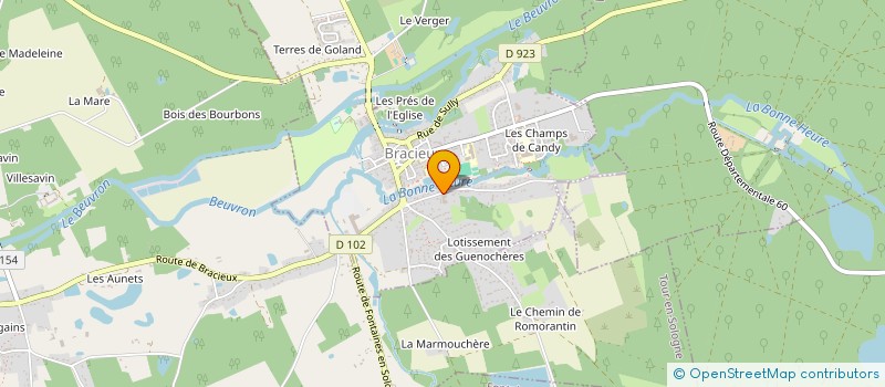 localisation de l'entreprise SOLOGNE STOCKAGE  BRACIEUX