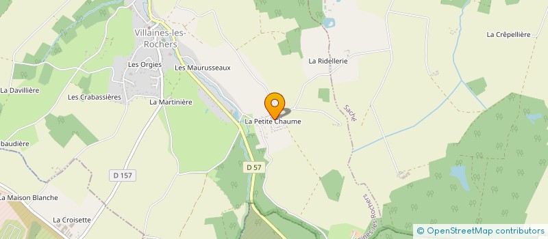localisation de l'entreprise SOLOGNE TOURAINE LIMOUSINE à VILLAINES-LES-ROCHERS