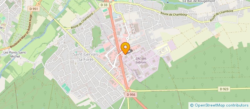 localisation de l'entreprise SOLOGNE VEHICULES INDUSTRIELS à VINEUIL