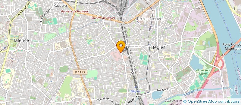 localisation de l'entreprise SOLOGNOT 1 ENERGIES à BEGLES