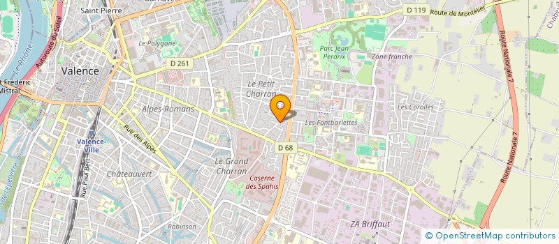 localisation de l'entreprise SOLOHE  VALENCE