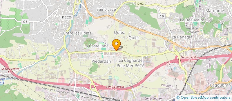 localisation de l'entreprise SOLOMAR à OLLIOULES