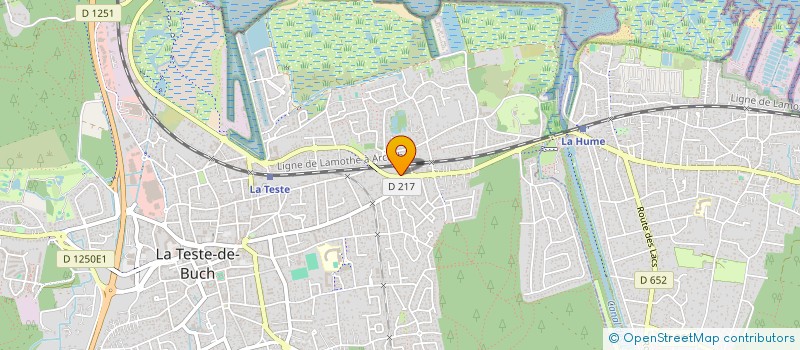 localisation de l'entreprise SOLOMUT à LA TESTE-DE-BUCH