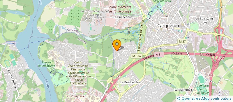 localisation de l'entreprise SOLONA à CARQUEFOU