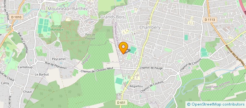 localisation de l'entreprise SOLONDE  VILLENAVE-D'ORNON