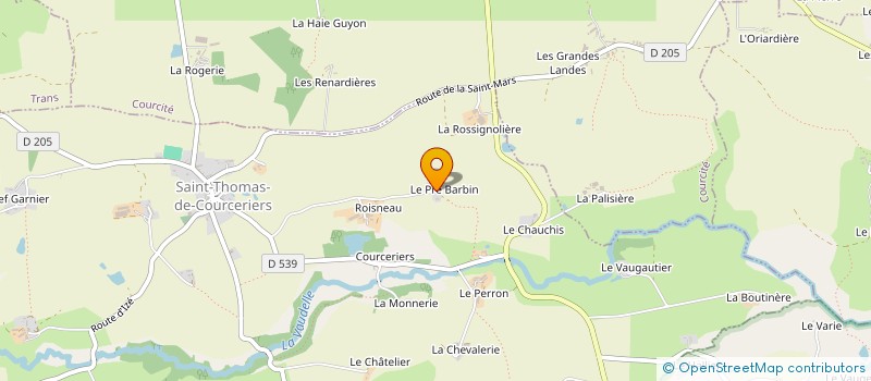 localisation de l'entreprise SOLONI  ST THOMAS DE COURCERIERS