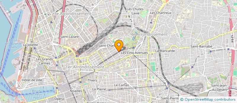 localisation de l'entreprise SOLOPHAR à MARSEILLE