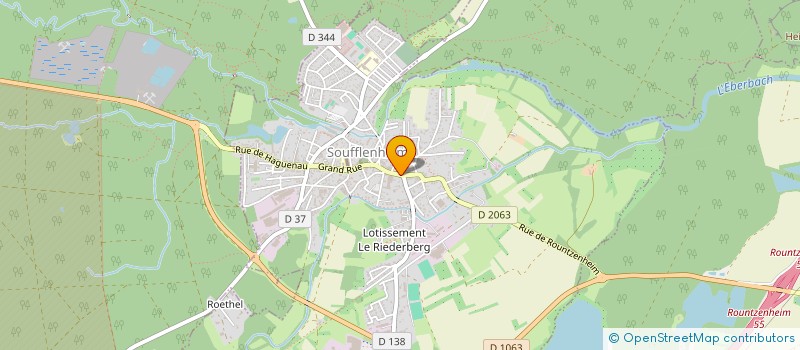 localisation de l'entreprise SOLORELI  SOUFFLENHEIM