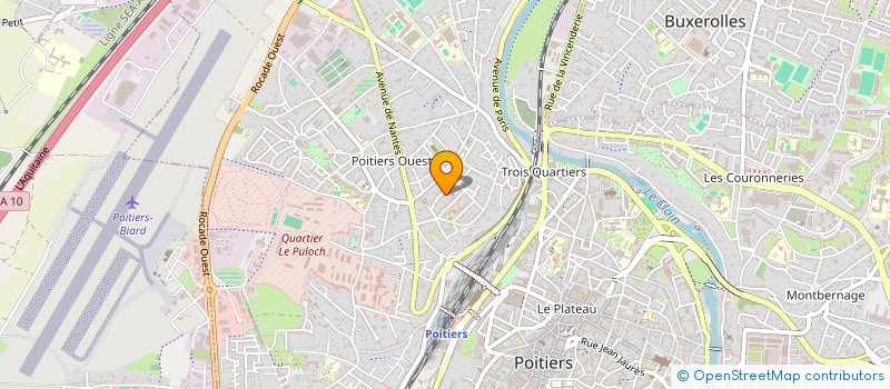 localisation de l'entreprise SOLOREM  POITIERS