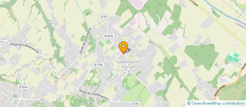 localisation de l'entreprise SOLOROMA  LAPEYROUSE-FOSSAT
