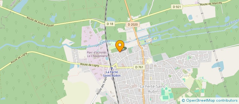 localisation de l'entreprise SOLORSINA à LA FERTE-SAINT-AUBIN
