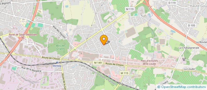 localisation de l'entreprise SOLORTECH à BASSE-GOULAINE