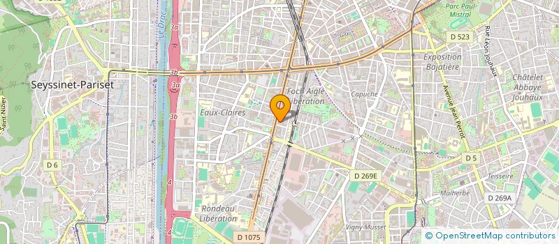 localisation de l'entreprise SOLOSA à GRENOBLE