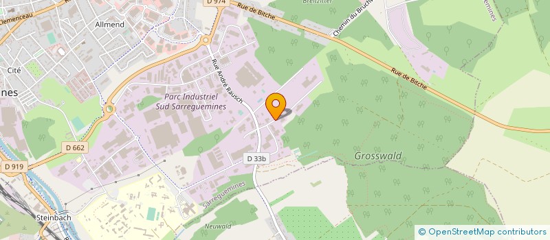 localisation de l'entreprise SOLOSAR à SARREGUEMINES