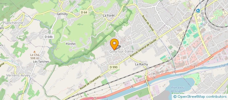 localisation de l'entreprise SOLOTOFS CARS  GILLY-SUR-ISERE