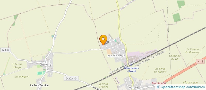 localisation de l'entreprise SOLOUAX à MARCHEZAIS