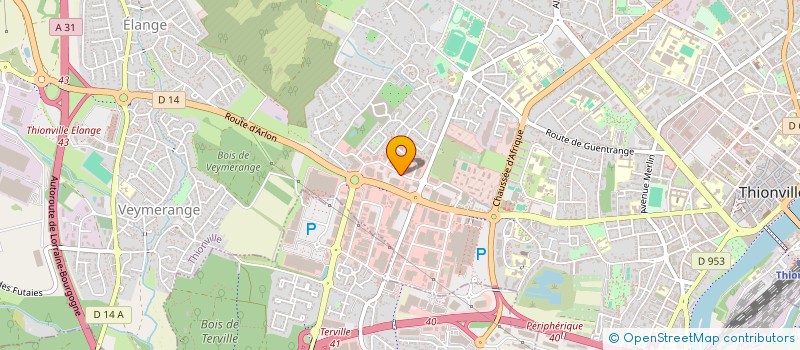 localisation de l'entreprise SOLOVEM  THIONVILLE