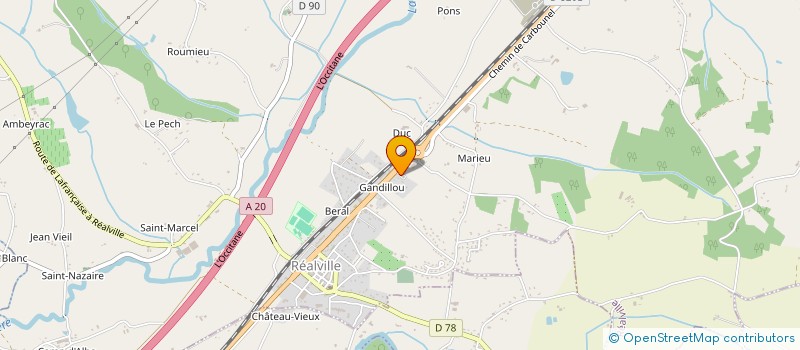 localisation de l'entreprise SOLPLUS  REALVILLE