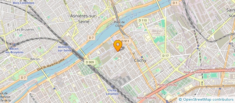 localisation de l'entreprise SOLPLUS IMMOBILIERE à CLICHY