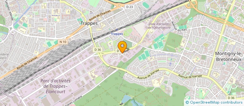 localisation de l'entreprise SOLPRO à TRAPPES