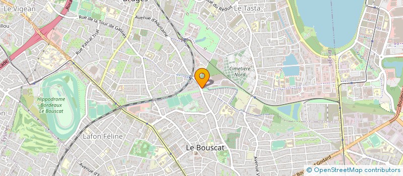 localisation de l'entreprise SOLRENOV à LE BOUSCAT