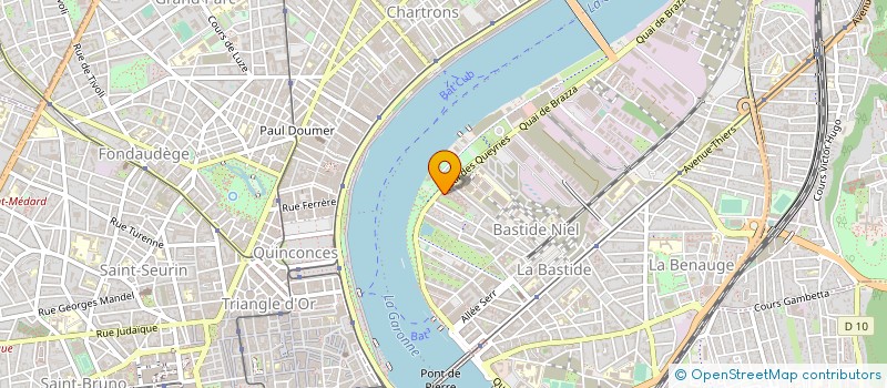 localisation de l'entreprise SOLS AQUITAINE à BORDEAUX