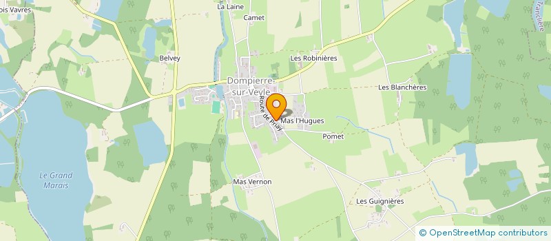localisation de l'entreprise SOLS & CO à DOMPIERRE-SUR-VEYLE