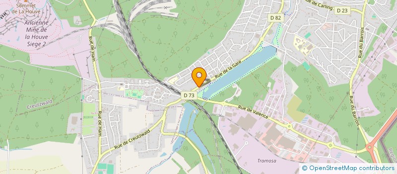 localisation de l'entreprise SOLS CREATION  CREUTZWALD