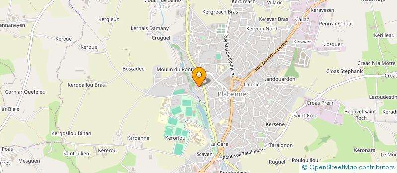 localisation de l'entreprise SOLS DES ABERS à PLABENNEC