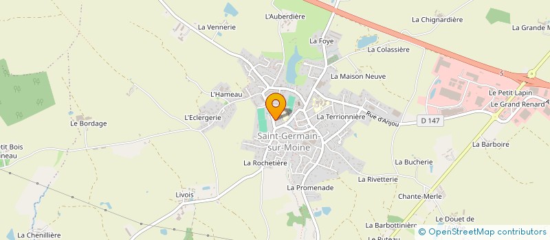 localisation de l'entreprise SOLS DES MAUGES  SEVREMOINE