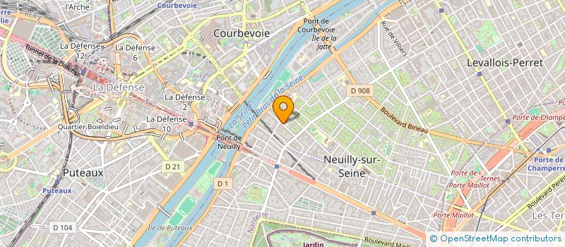 localisation de l'entreprise SOLS ET DALLAGES INDUSTRIELS à NEUILLY SUR SEINE