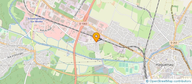 localisation de l'entreprise SOLS ET MURS CONCEPT à HAGUENAU