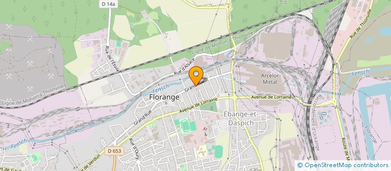localisation de l'entreprise SOLS ET PARQUETS D'AUJOURD'HUI à FLORANGE