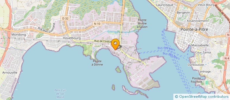 localisation de l'entreprise SOLS INDUST PLANCHERS ANTILLES GUYANE à BAIE-MAHAULT