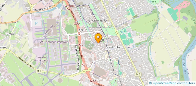 localisation de l'entreprise SOLS INDUSTRIELS D OCCITANIE  BLAGNAC