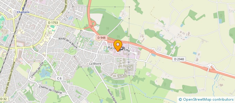 localisation de l'entreprise SOLS INDUSTRIELS DE VENDEE à CHALLANS
