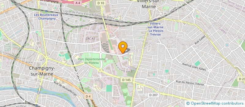 localisation de l'entreprise SOLS INDUSTRIELS PARIS EST  CHAMPIGNY-SUR-MARNE