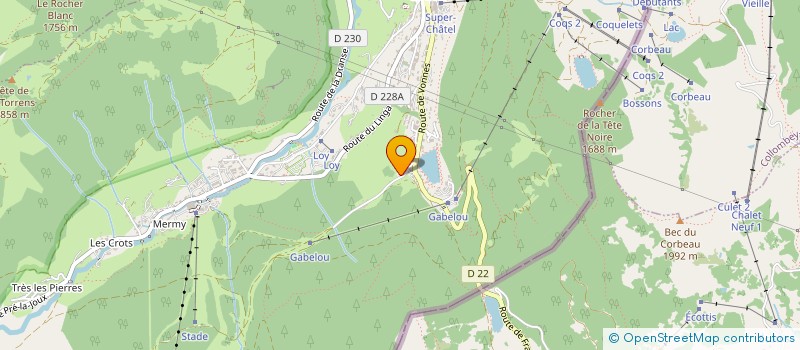 localisation de l'entreprise SOLS & MURS à CHATEL