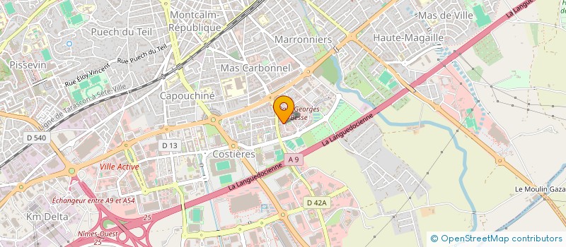 localisation de l'entreprise SOLS MURS ET TRAITEMENTS - S.M.T.  NIMES