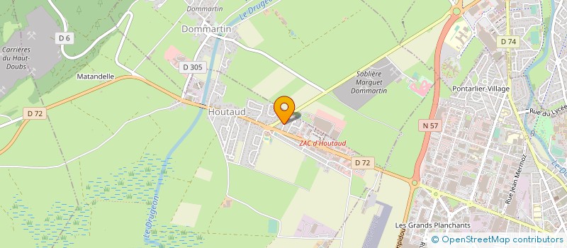 localisation de l'entreprise SOLS RESINE DESIGN  HOUTAUD