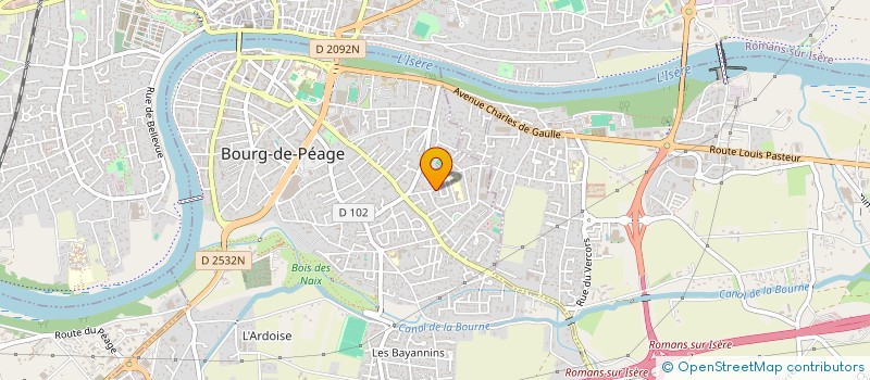 localisation de l'entreprise SOLS SERVICES  BOURG-DE-PEAGE