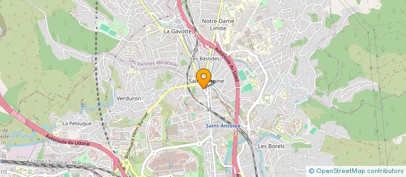 localisation de l'entreprise SOLS SUD INDUSTRIES  MARSEILLE