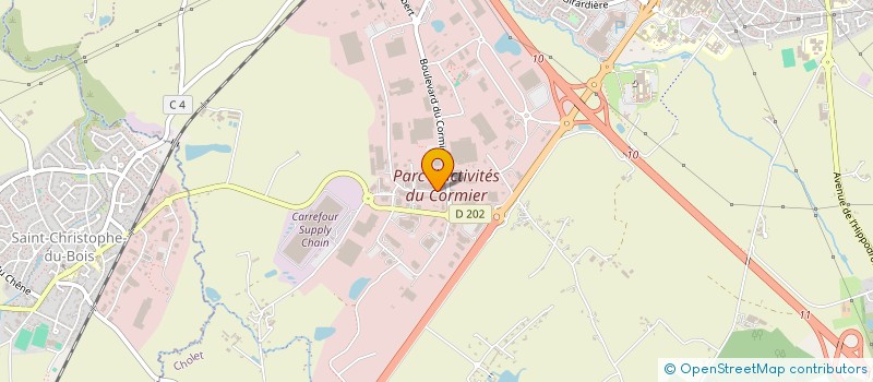 localisation de l'entreprise SOLSDESIGN à CHOLET