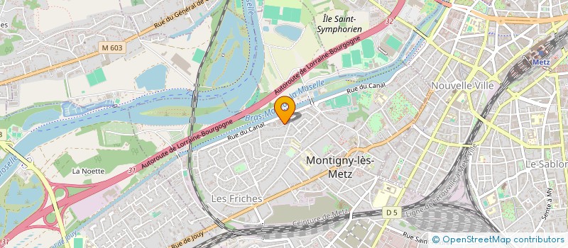 localisation de l'entreprise SOLSERVICES à MONTIGNY-LES-METZ