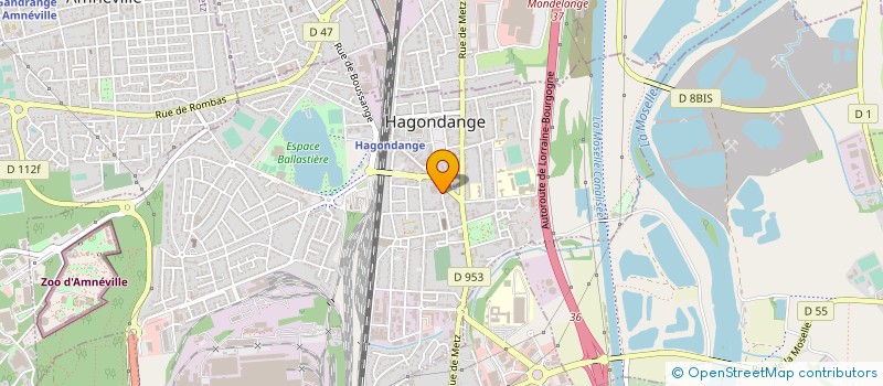 localisation de l'entreprise SOLSI CAD à HAGONDANGE