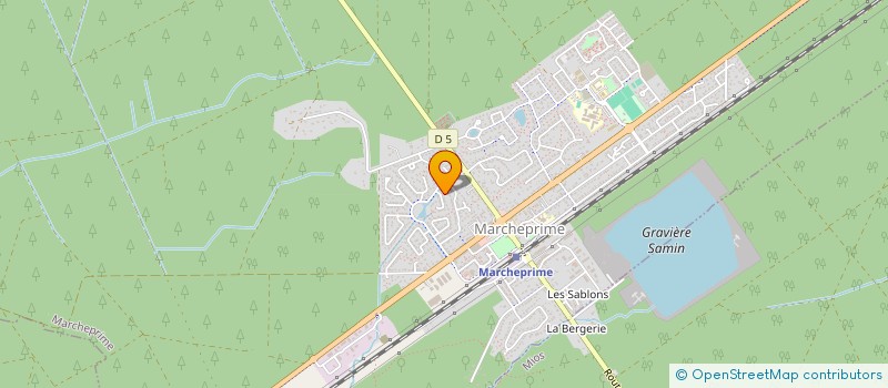 localisation de l'entreprise SOLSIM  MARCHEPRIME